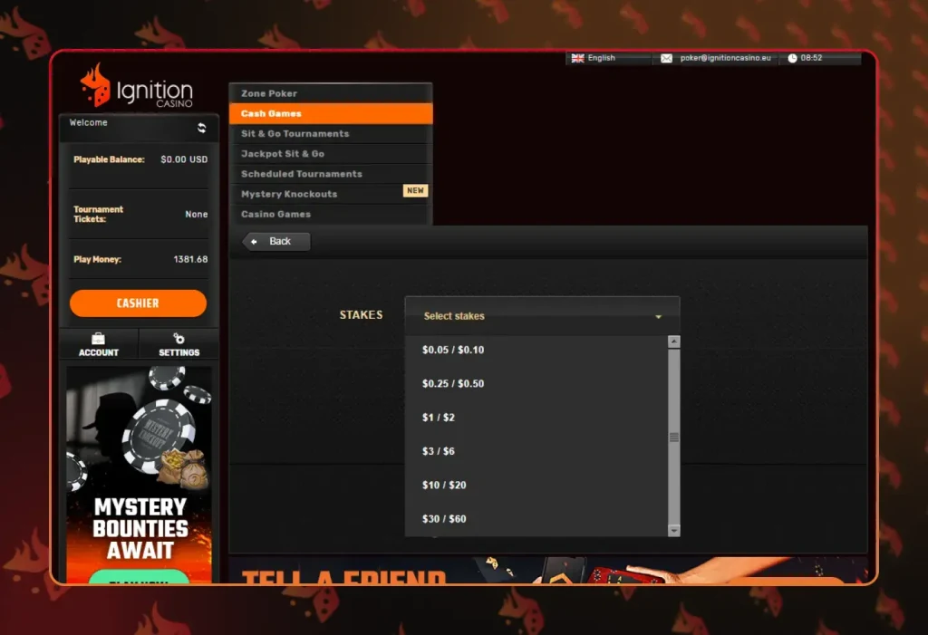 Ignition Casino Deposit Dan Cara Mulainya